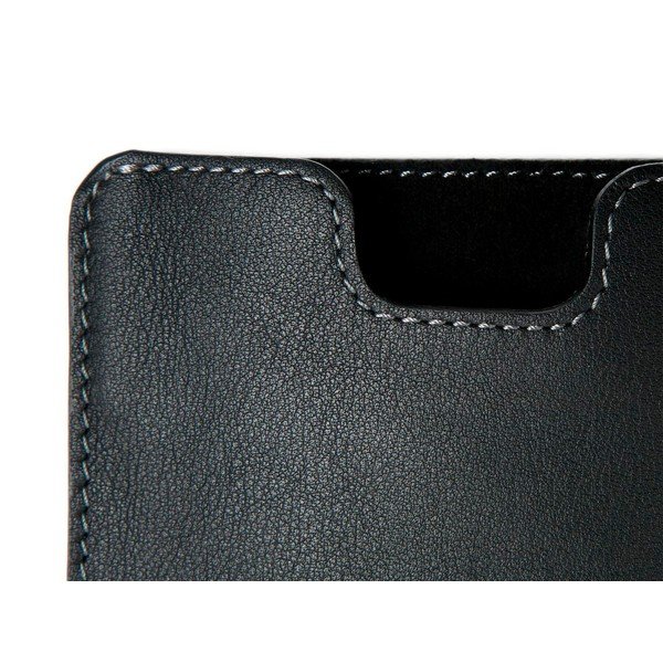 Danny P. skórzany portfel z kieszenią na iPhone 5S Black-image-3