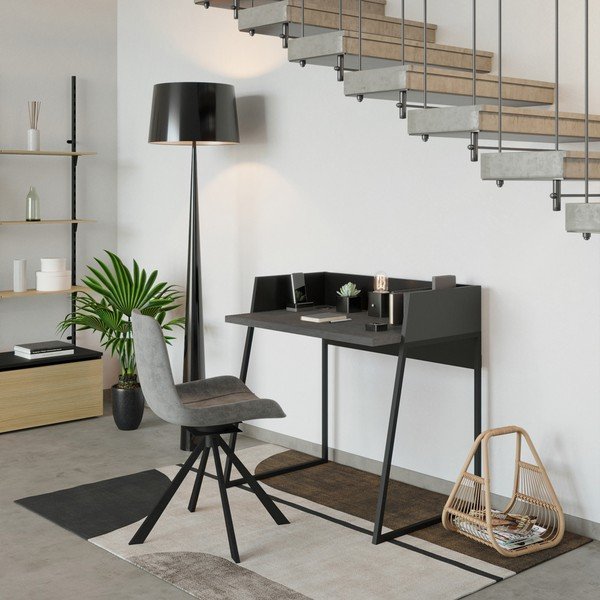 Biurko w betonowym dekorze Volga – TemaHome-image-1