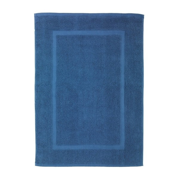 Niebieski bawełniany dywanik łazienkowy Wenko Slate, 50x70 cm