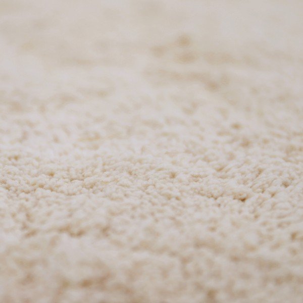 Kremowy bawełniany okrągły dywan tkany ręcznie odpowiedni do prania ø 110 cm Perla Sable – Nattiot-image-2