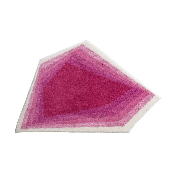 Dywanik łazienkowy Kolor My World XI 82x130 cm, różowy