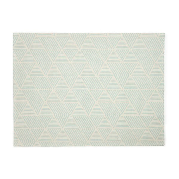 Niebieski ręcznie tkany dywan dziecięcy Naf Naf Geometric, 120x160 cm