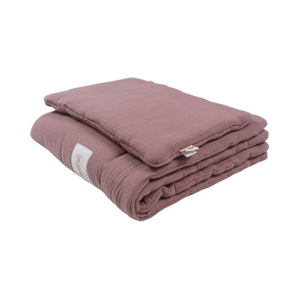 Ciemnofioletowy zestaw do łóżeczka – Malomi Kids-image-2