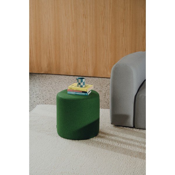 Zielony wełniany puf Folk – noo.ma-image-2