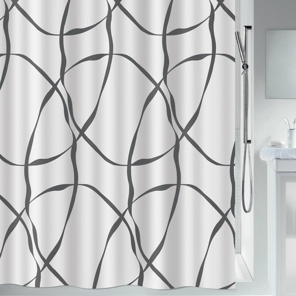 Zasłona prysznicowa 180x200 cm Ribbon – Spirella