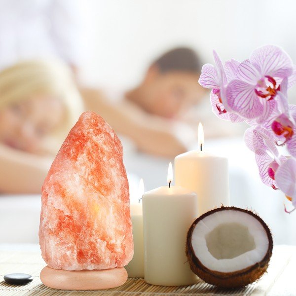 Pomarańczowa lampa solna, wys. 30 cm Sally – LAMKUR-image-2