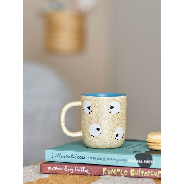 Beżowy kamionkowy kubek dla dzieci 170 ml Dolly – Bloomingville Mini-image-1