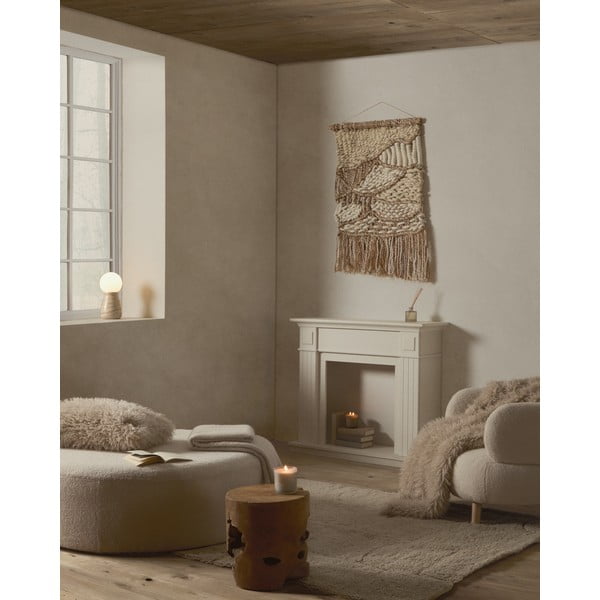 Beżowa lampa stołowa (wysokość 31,5 cm) Okeni – Kave Home-image-4