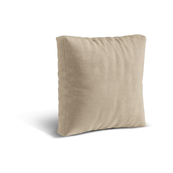 Beżowa aksamitna poduszka do sofy modułowej Martina – Micadoni -image-1