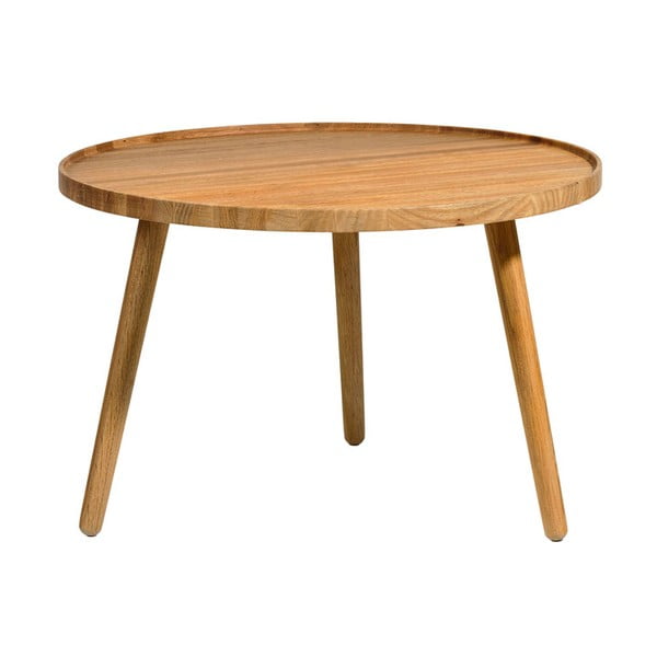 Okrągły stolik z litego drewna dębowego ø 70,5 cm Bodo – Villa Collection