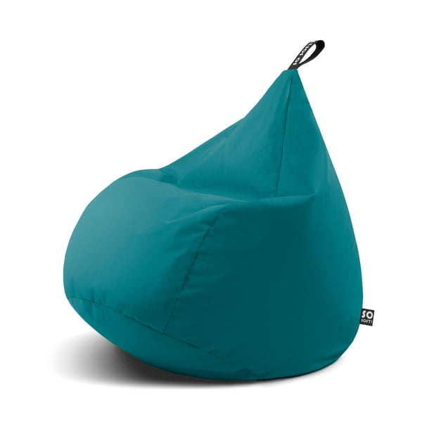 Turkusowy worek do siedzenia Drop L – So Soft?