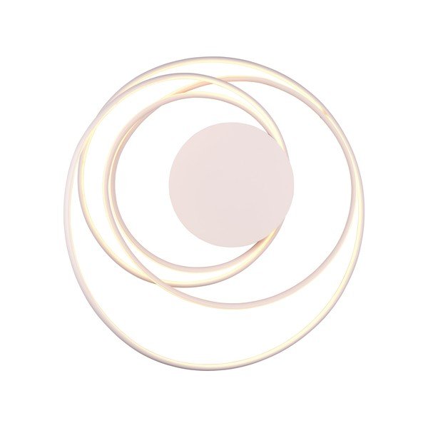 Biała lampa sufitowa LED z metalowym kloszem Nala – Trio Select-image-4