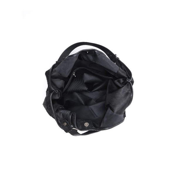 Skórzana torebka Carla Ferreri 887 Nero-image-3