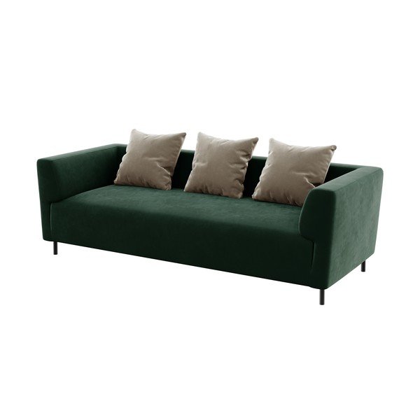Zielona aksamitna sofa Ghado Nosto-image-2