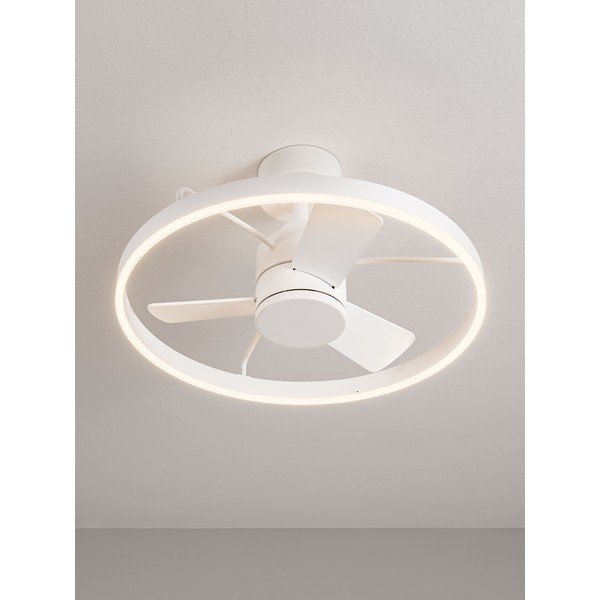 Biała metalowa lampa sufitowa LED ze ściemniaczem Lunair – Nova Luce-image-2