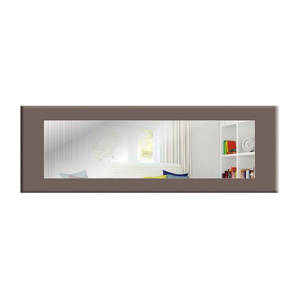 Lustro ścienne w brązowej ramie Oyo Concept Eve I, 120x40 cm