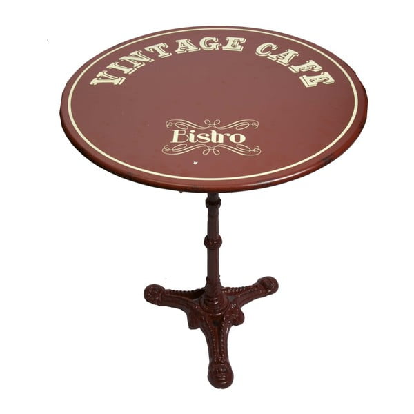 Metalowy stolik Antic Line Vintage Cafe, ⌀ 61,5 cm