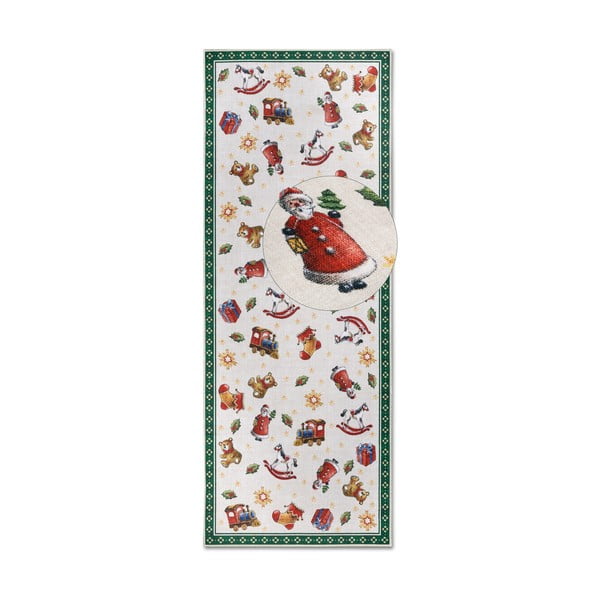 Zielony chodnik ze świątecznym motywem 80x200 cm Green Christmas – Villeroy&Boch