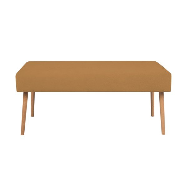 Żółta ławka Mazzini Sofas Bergamot-image-2