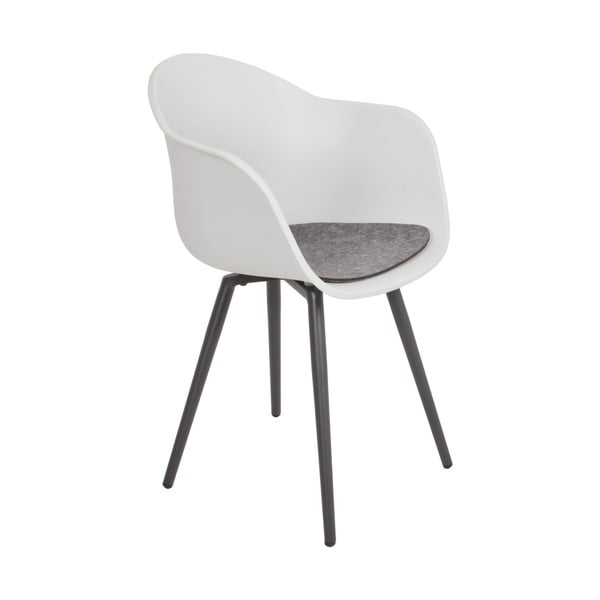 Szare plastikowe krzesło ogrodowe Zara – Garden Pleasure-image-1