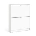 Biała uchylna szafka na buty Shoes – Tvilum