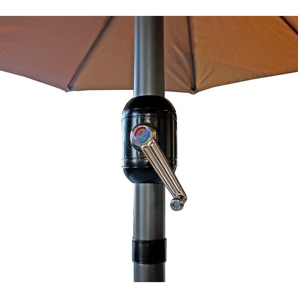 Szary parasol ogrodowy 265x460 cm – Garden Pleasure-image-3