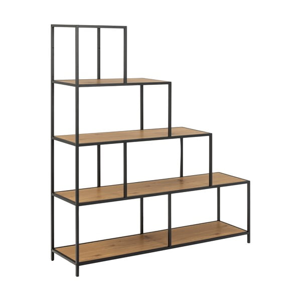 Regał w dekorze dzikiego dębu Actona Seaford, 135x150 cm-image-2