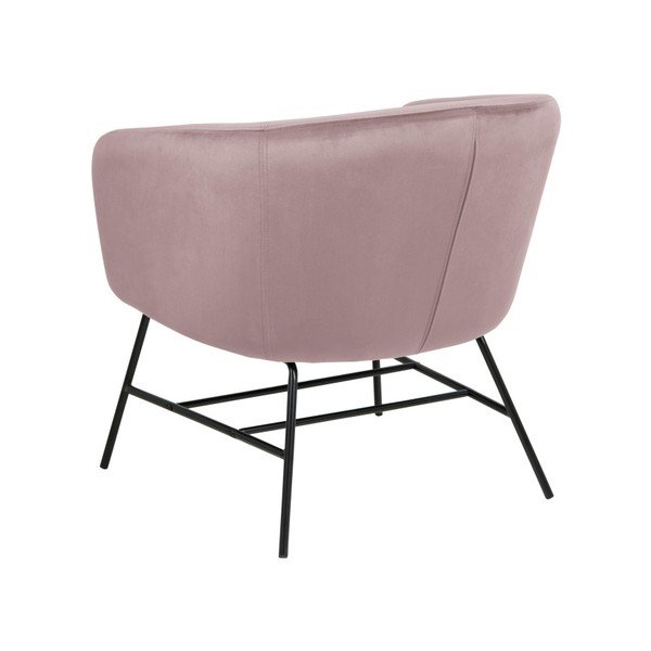 Pudrowe tapicerowane krzesło Actona Ramsey-image-3