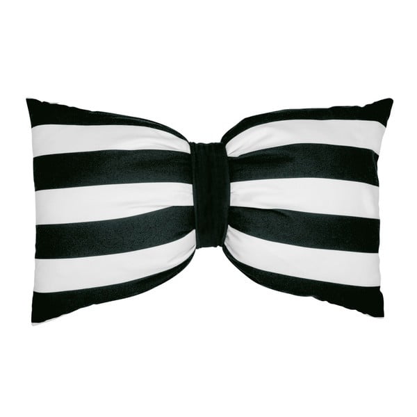 Poduszka Miss Étoile Bow Stripes, 35x60 cm