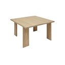 Stolik z litego drewna dębowego w naturalnym kolorze 75x75 cm Oy – OYOY Living Design