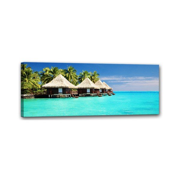Obraz Styler Canvas Domki, 60x150 cm-image-1