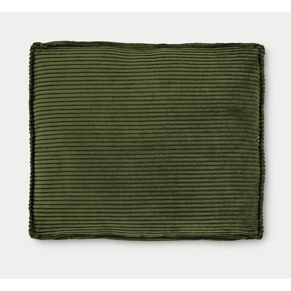 Zielona sztruksowa poduszka na sofę Blok – Kave Home-image-4