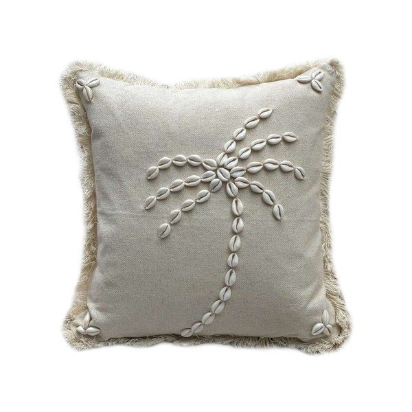 Bawełniana poszewka na poduszkę 43x43 cm Seashells – Mioli Decor