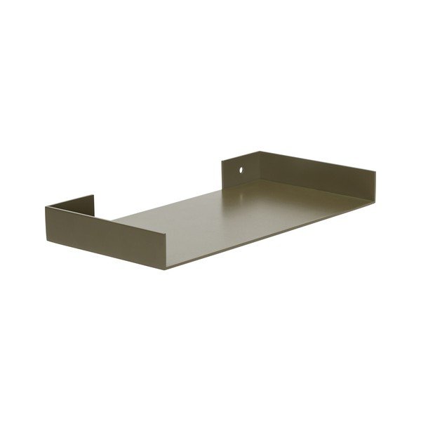 Ciemnozielona metalowa półka 30 cm Sheets – Hübsch-image-3