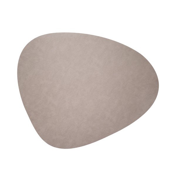 Szarobeżowa skóra na podłogę 92x108 cm Curve XXXL Bull – LIND DNA