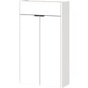 Biała szafka w dekorze dębu 56x97x22 cm Ameca – Germania