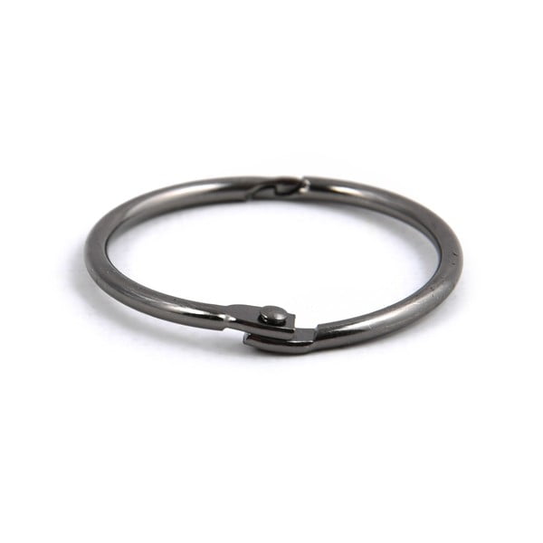 Kółka do zasłony prysznicowej w kolorze matowej czerni zestaw 12 szt. Ringo Small – Spirella-image-4