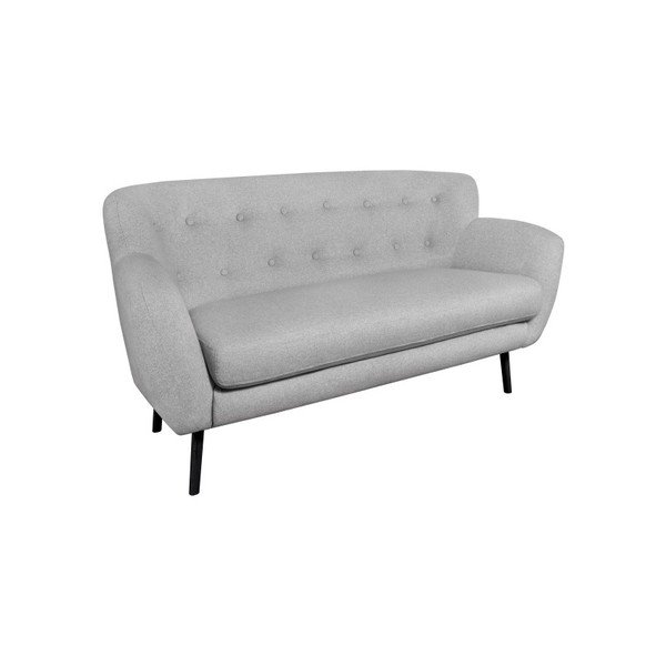 Jasnoszara sofa dwuosobowa Kooko Home Rock-image-3