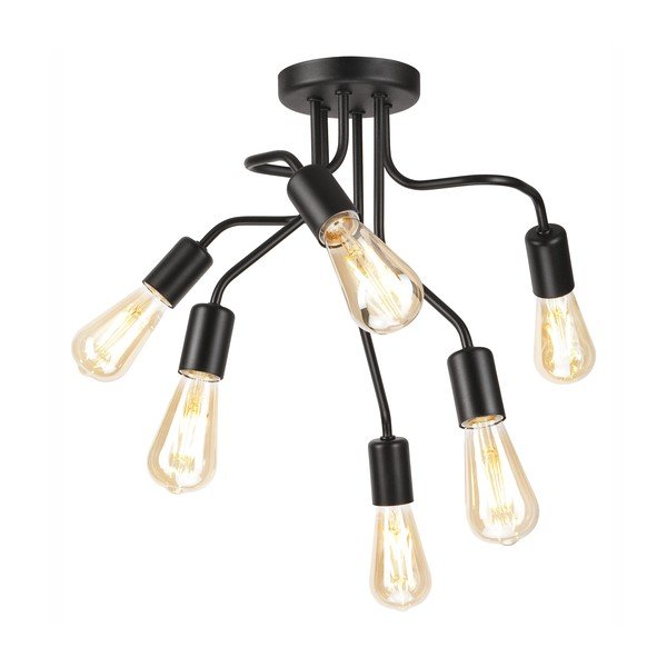 Czarna lampa sufitowa − LAMKUR-image-3