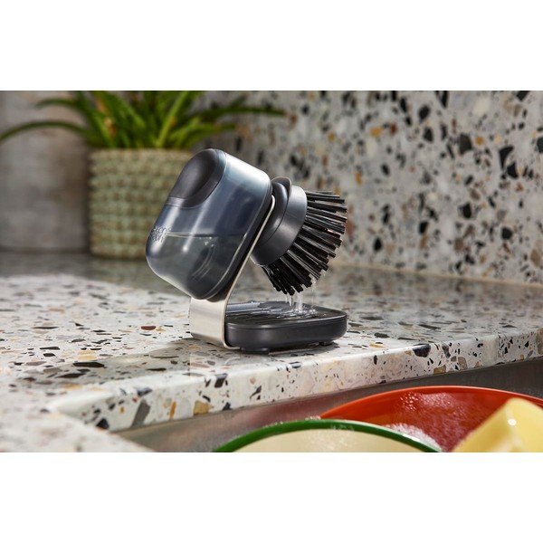 Szczotka do naczyń z pojemnikiem na płyn SinkTech – Joseph Joseph-image-1