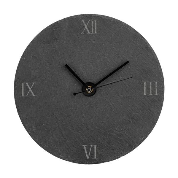 Łupkowy zegar Slate, 30 cm