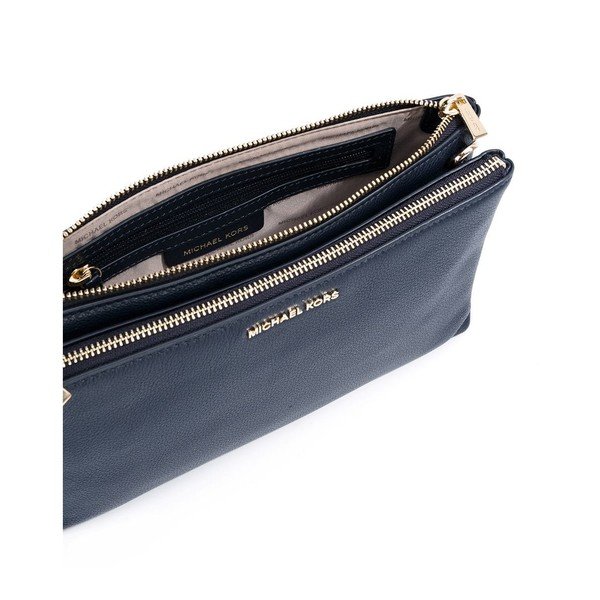 Ciemnoniebieska skórzana torebka Michael Kors Crossbody-image-1