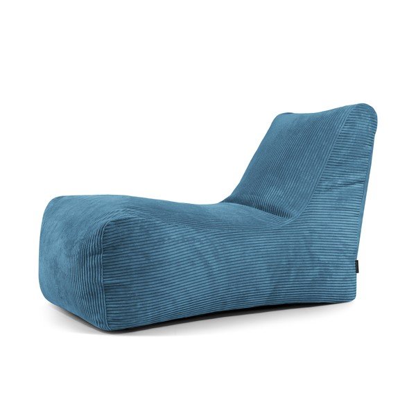 Niebieski sztruksowy worek do siedzenia Lounge – SLOWDOWN