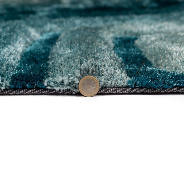 Niebieskozielony dywan Flair Rugs Hexagon Duck, 80x150 cm-image-3