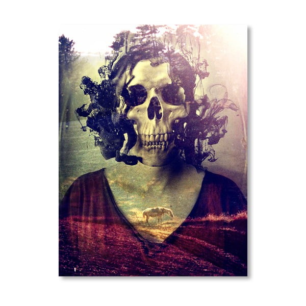 Plakat autorski "Miss Skull"