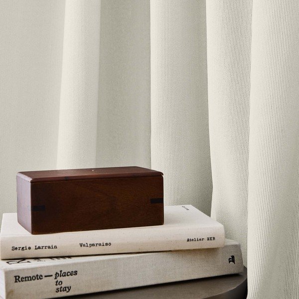 Beżowa zasłona termiczna sztruksowa 140x260 cm Madison – douceur d'intérieur-image-4