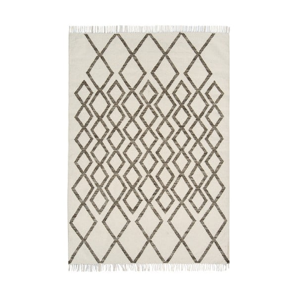 Beżowo-szary dywan Asiatic Carpets Hackney Diamond, 120x170 cm