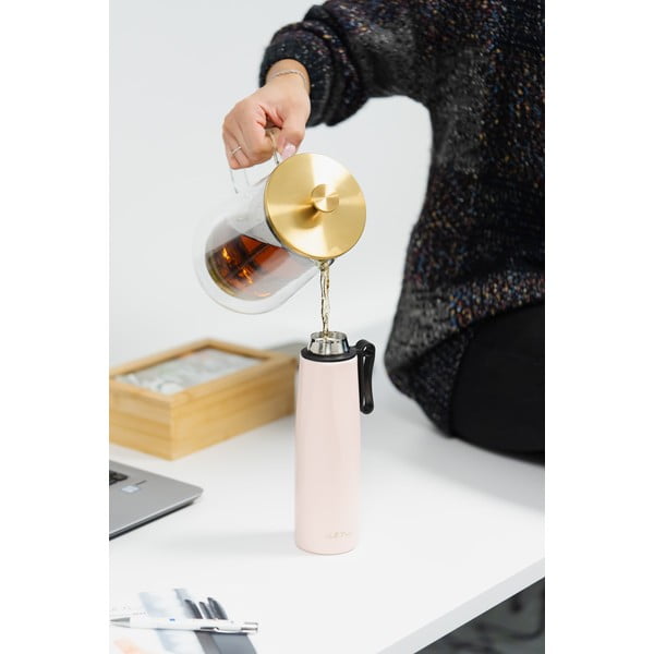 Różowy termos 500 ml Fuori – Vialli Design-image-2