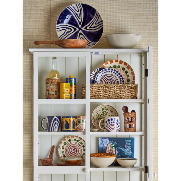 Ciemnoniebiesko-beżowy kamionkowy kubek 515 ml Shama – Bloomingville-image-2