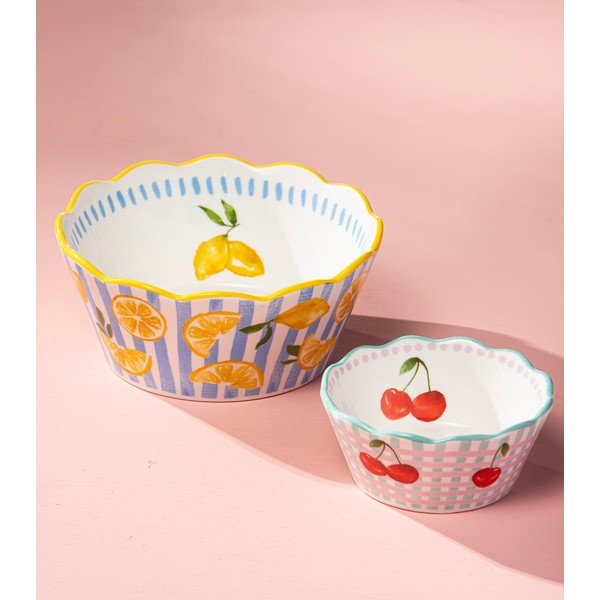 Żółta/jasnoniebieska misa ø 16 cm Capri – Ladelle-image-3